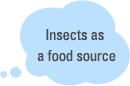 Insects as a food source